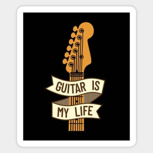 Guitar is My Life Electric Guitar Headstock Magnet